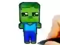 Žaidimas Lengvas Vaikų Piešimas Mineblox internete