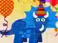 Žaidimas Dino Šventės Dėlionė internete Žaidimas Dino Šventės Dėlionė internete