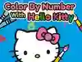 Žaidimas Spalvinkite Pagal Numerius su Hello Kitty internete Žaidimas Spalvinkite Pagal Numerius su Hello Kitty internete