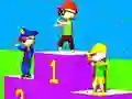 Žaidimas Knockout Fall Guys 3D Karaliaus lenktynės internete Žaidimas Knockout Fall Guys 3D Karaliaus lenktynės internete