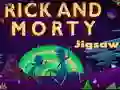 Žaidimas Riko ir Morty Dėlionė internete Žaidimas Riko ir Morty Dėlionė internete