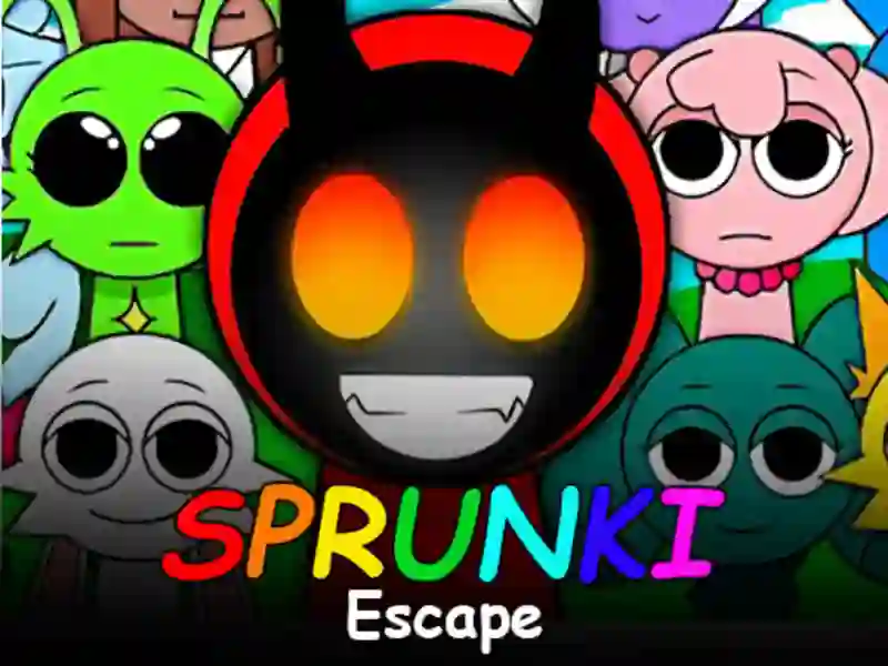 Žaidimas „Sprunki 3D Escape“ internete