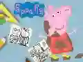 Žaidimas Peppa Pig spalvinimo knyga internete