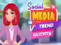 Žaidimas Socialinių medijų mados drabužiai internete
