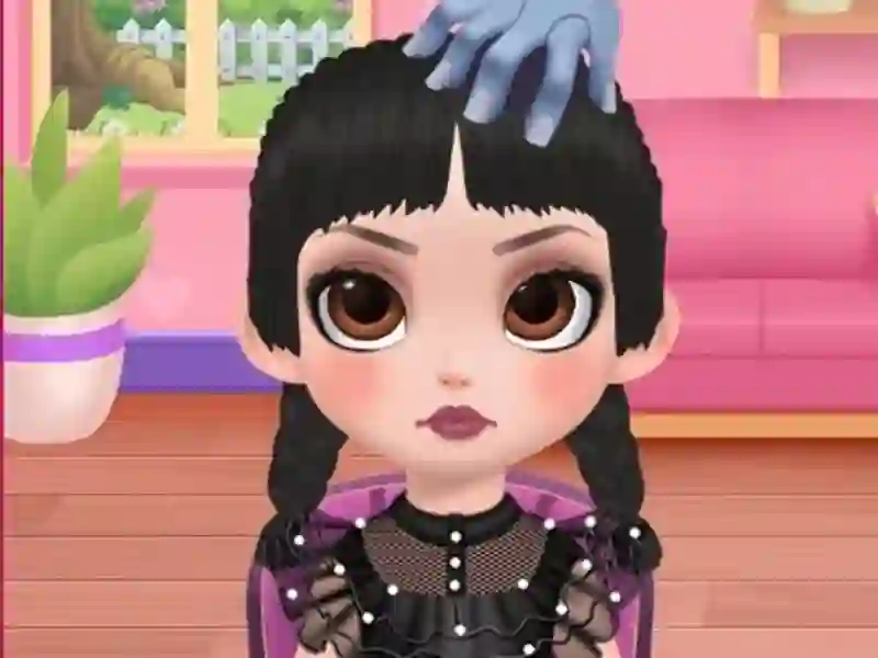 Žaidimas Plaukų salonas ir mergaitė internete