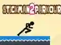 Žaidimas StickMan Parkour 2 internete Žaidimas StickMan Parkour 2 internete