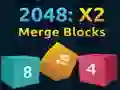 Žaidimas 2048: Sujunkite blokus X2 internete
