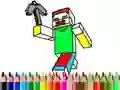 Žaidimas Grįžti į mokyklą: Minecraft dažymas internete Žaidimas Grįžti į mokyklą: Minecraft dažymas internete