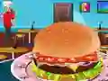 Žaidimas Hamburgerio Dekoravimas internete Žaidimas Hamburgerio Dekoravimas internete