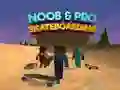 Žaidimas Noob ir Pro Riedlentė internete