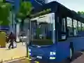 Žaidimas Miestų autobuso simuliatorius: Autobuso vairavimo žaidimas ir autobuso lenktynių žaidimas internete