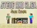 Žaidimas Steve'o ir Alex'o namo pabėgimas internete Žaidimas Steve'o ir Alex'o namo pabėgimas internete