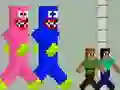 Žaidimas Huggy Kissy prieš Steve'ą ir Alexą internete Žaidimas Huggy Kissy prieš Steve'ą ir Alexą internete