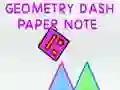 Žaidimas Geometry Dash Popieriaus Užrašas internete