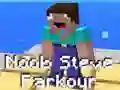 Žaidimas Noob Steve Parkour internete