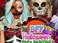 Žaidimas BFF Helovyno Veido Dažymas internete Žaidimas BFF Helovyno Veido Dažymas internete