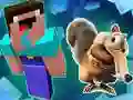 Žaidimas Noob Parkour: Sniego Era internete