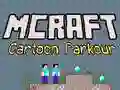 Žaidimas Mcraft Animacinių filmų Parkūras internete