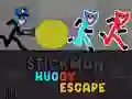 Žaidimas Stickman Huggy Pabėgimas internete Žaidimas Stickman Huggy Pabėgimas internete