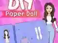 Žaidimas DIY popierinė lėlė internete Žaidimas DIY popierinė lėlė internete
