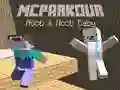 Žaidimas MCParkour Noob ir Noob Kūdikis internete