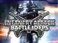 Žaidimas Pėstininkų Ataka Kova 3D FPS internete