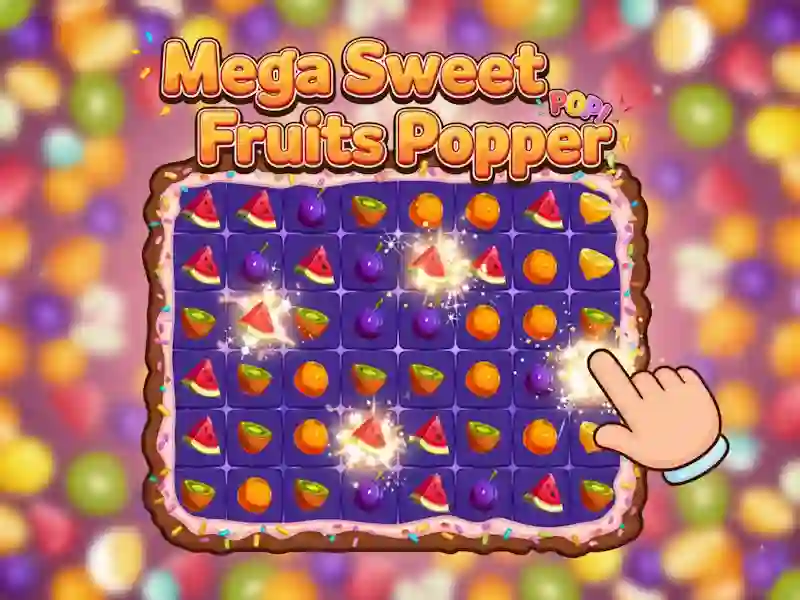 Žaidimas Mega Sweet Fruits Popper internete