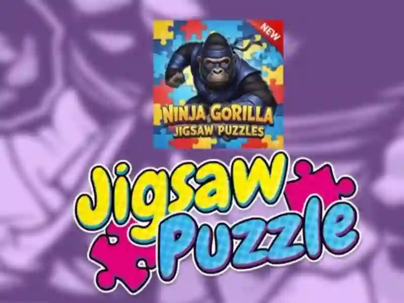 Žaidimas „Ninja Gorilla Jigsaw“ galvosūkiai internete