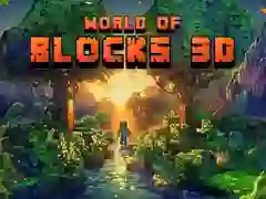Žaidimas Blokų pasaulis 3D internete
