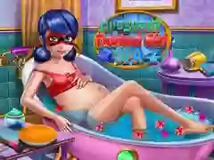 Žaidimas Nėščia Taškuota Mergina Spa internete