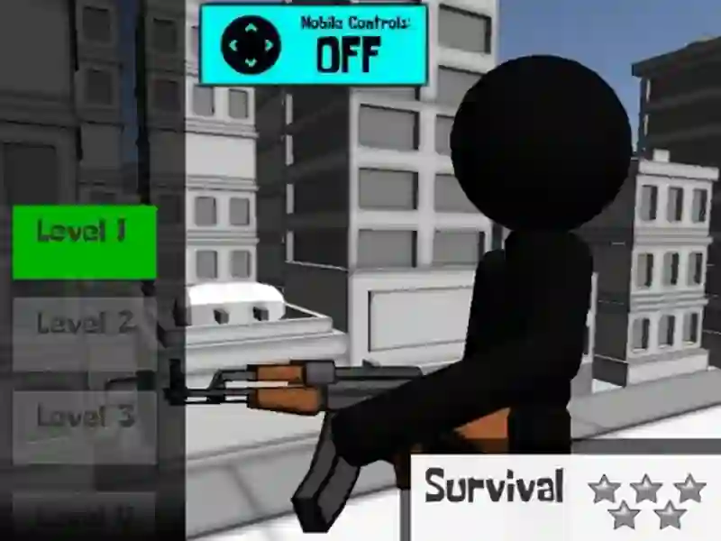 Žaidimas „Stickman Gun Shooter 3D“ internete