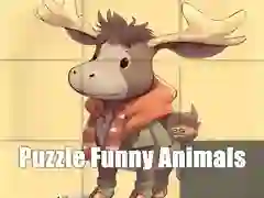 Žaidimas Galvosūkis Juokingi Gyvūnai internete