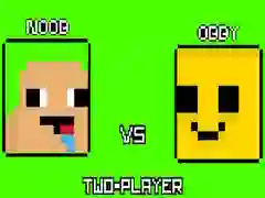 Žaidimas Noob vs Obby Du Žaidėjai internete Žaidimas Noob vs Obby Du Žaidėjai internete