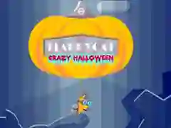 Žaidimas FlappyKatė Šėlstantis Helovinas internete