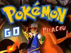 Žaidimas Pokemon GO Pikachu internete