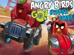 Žaidimas Angry Birds Go! Paslėptos žvaigždės internete