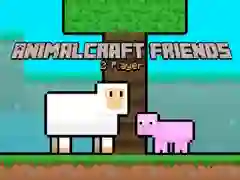 Žaidimas AnimalCraft Draugai 2 žaidėjai internete