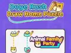 Žaidimas Doge Rush: Nupiešk Namų Dėlionę internete Žaidimas Doge Rush: Nupiešk Namų Dėlionę internete