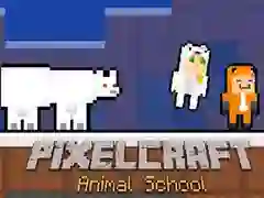 Žaidimas PixelCraft Gyvūnų Mokykla internete Žaidimas PixelCraft Gyvūnų Mokykla internete