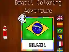 Žaidimas Brazilijos Spalvinimo Nuotykis internete Žaidimas Brazilijos Spalvinimo Nuotykis internete