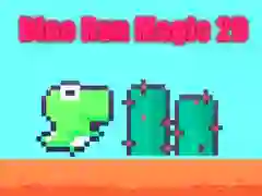 Žaidimas Dino Bėgimas Magija 2D internete