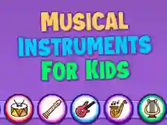 Žaidimas Muzikos instrumentai vaikams internete