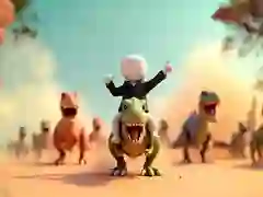 Žaidimas Stickman: Dinosauro arena internete