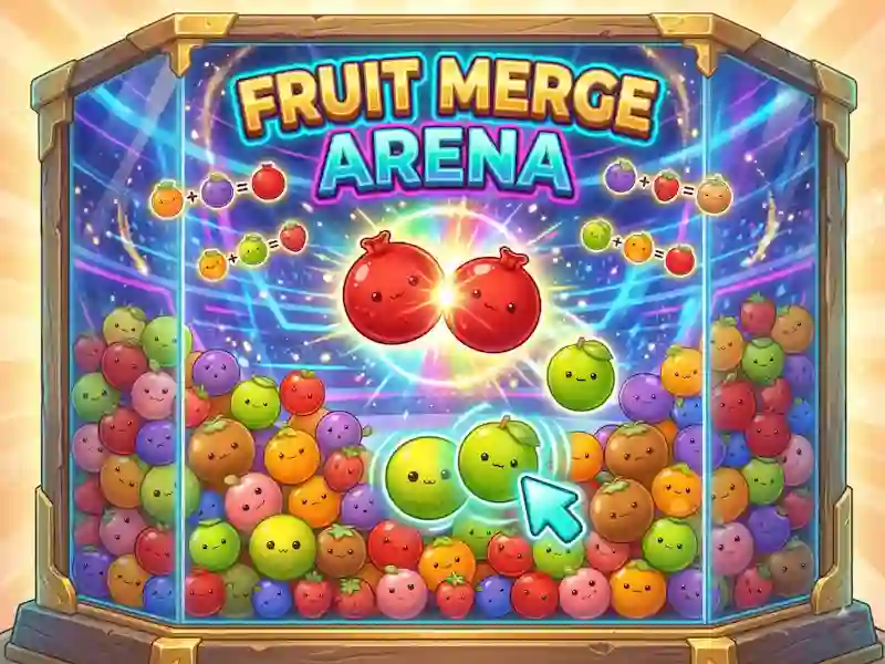 Žaidimas Fruit Merge Arena internete