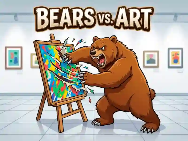 Žaidimas Bears vs. Art internete