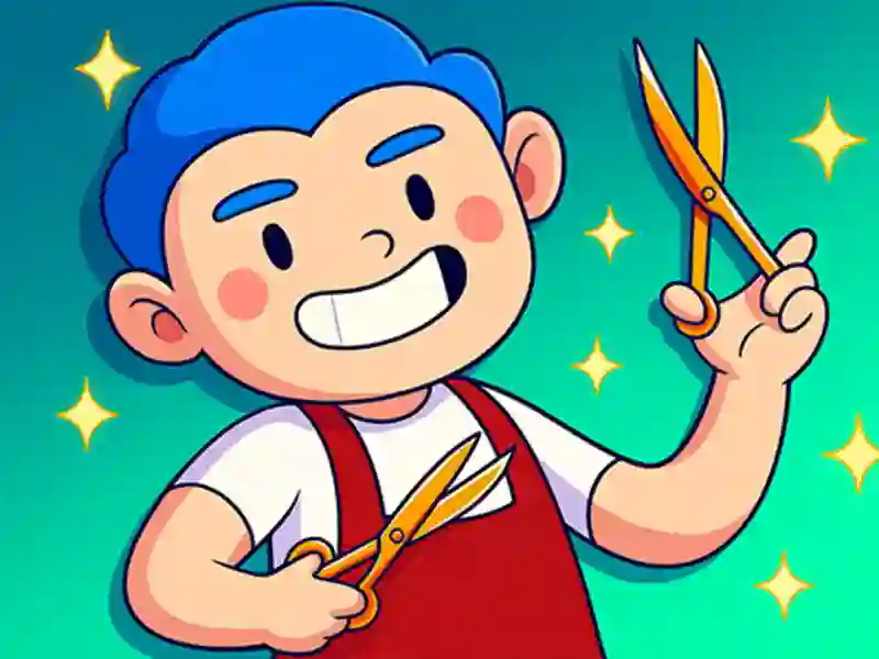 Žaidimas Tuščiosios eigos kirpyklos parduotuvė internete