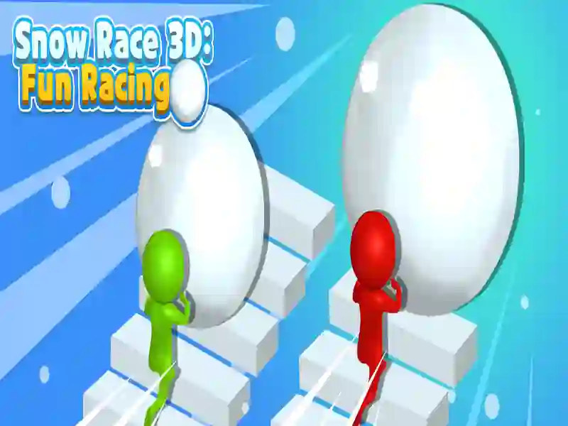 Žaidimas „Snow Race 3D Fun Racing“ internete