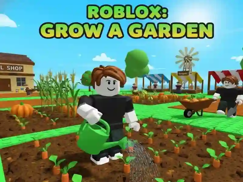 Žaidimas Roblox: auginkite sodą internete