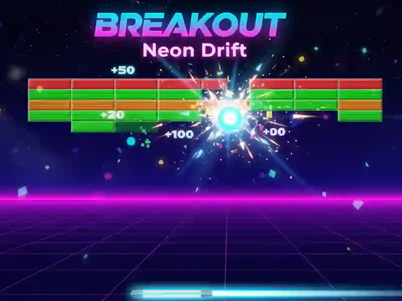 Žaidimas Breakout Neon Drift internete