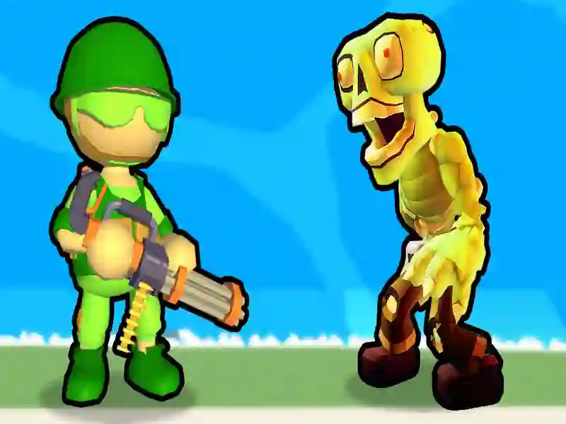 Žaidimas Stickmano zombio sunaikinimas internete